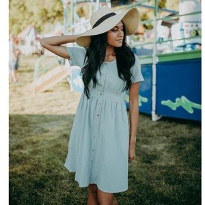 Piper & Scoot blue dress NWT